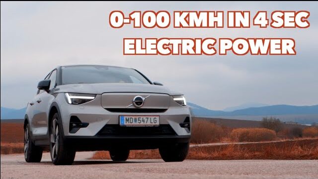 Very FAST electric car – 2022 Volvo C40 RECHARGE